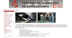 Desktop Screenshot of fmespeleologia.org