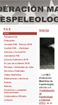 Mobile Screenshot of fmespeleologia.org